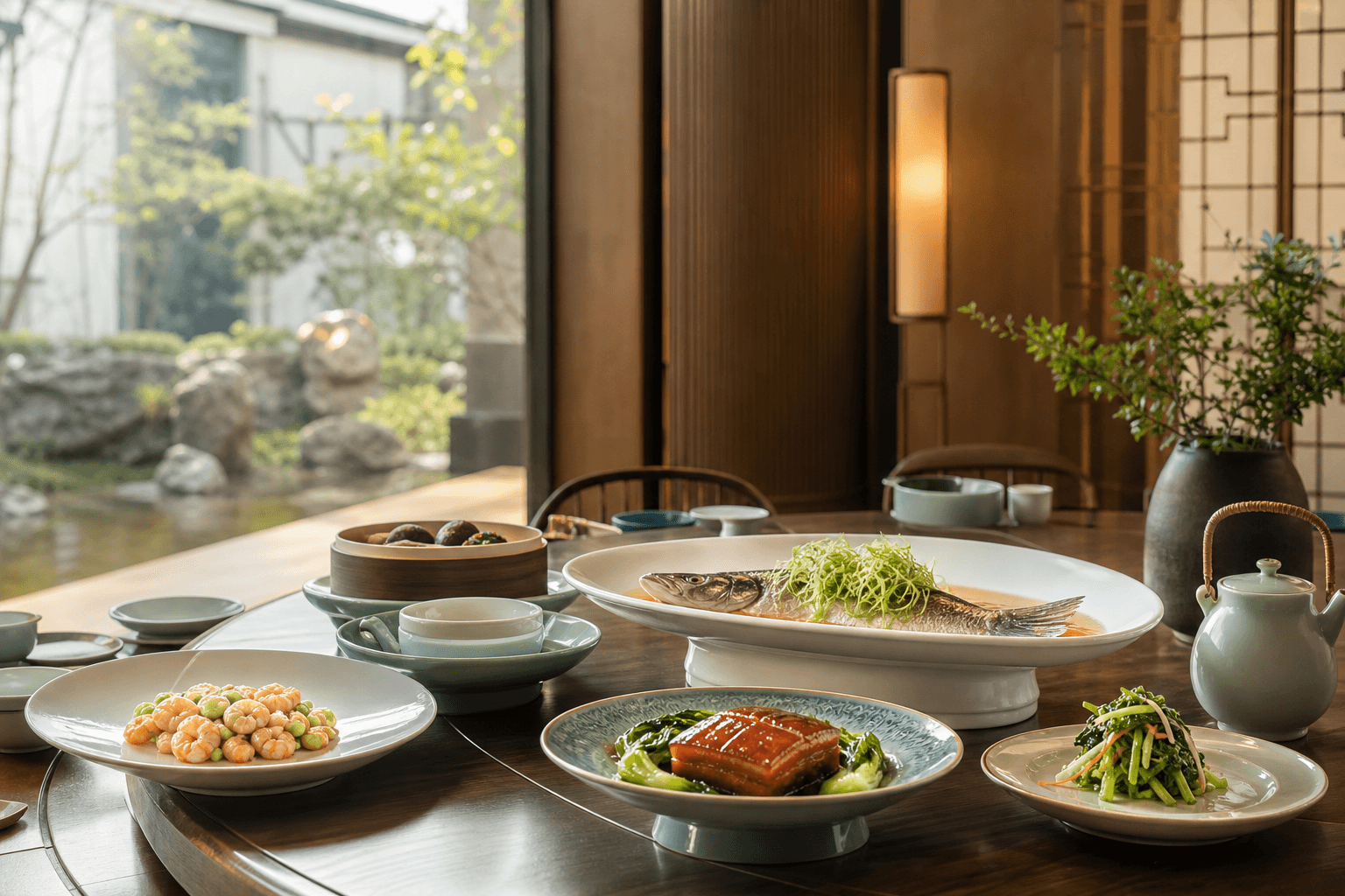 淮扬菜餐厅餐桌